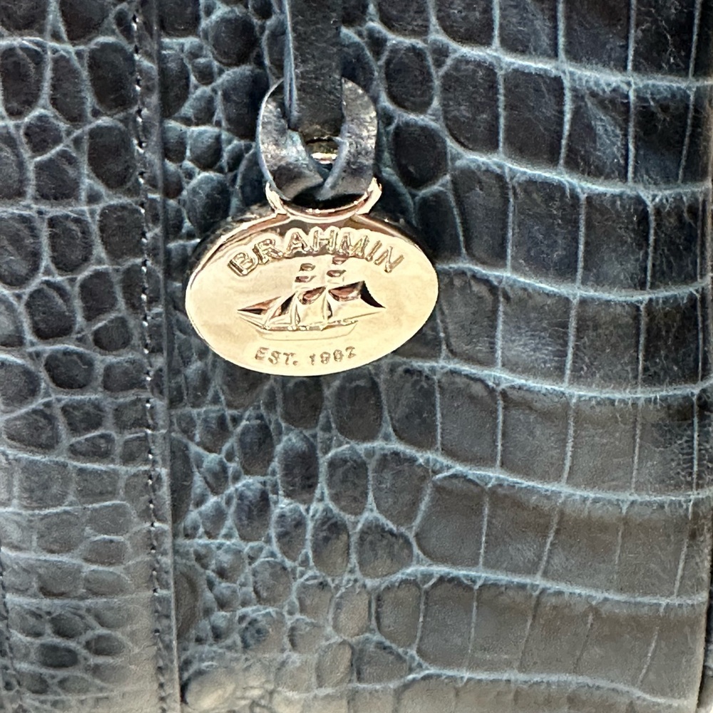 Brahmin Marissa in Navy Tidewater - Picture 4 of 13